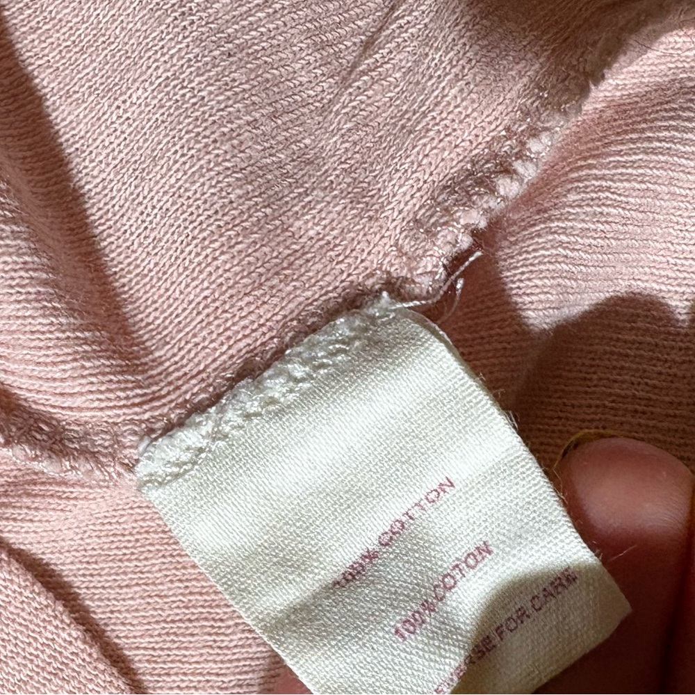 Free People Natasha Cotton Puff Shoulder Blush Long Sleeve Top - Picture 6 of 8